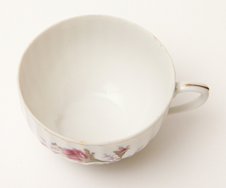 Vintage Dessert Plate and Cup Set