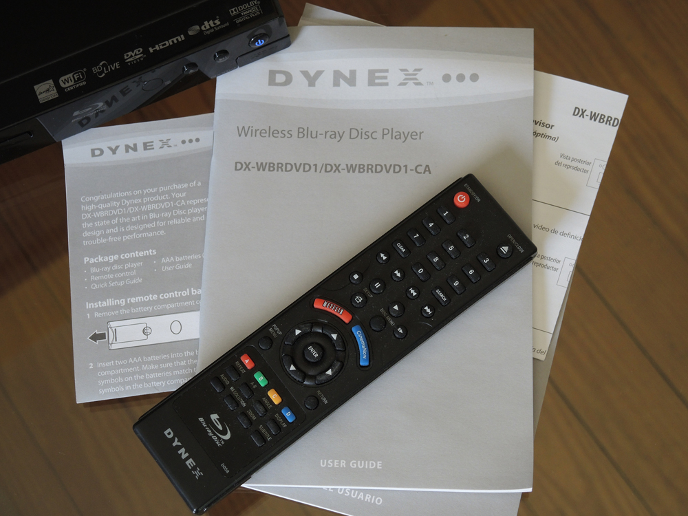 Dynex Wi-Fi Blu-ray Disc DVD Player