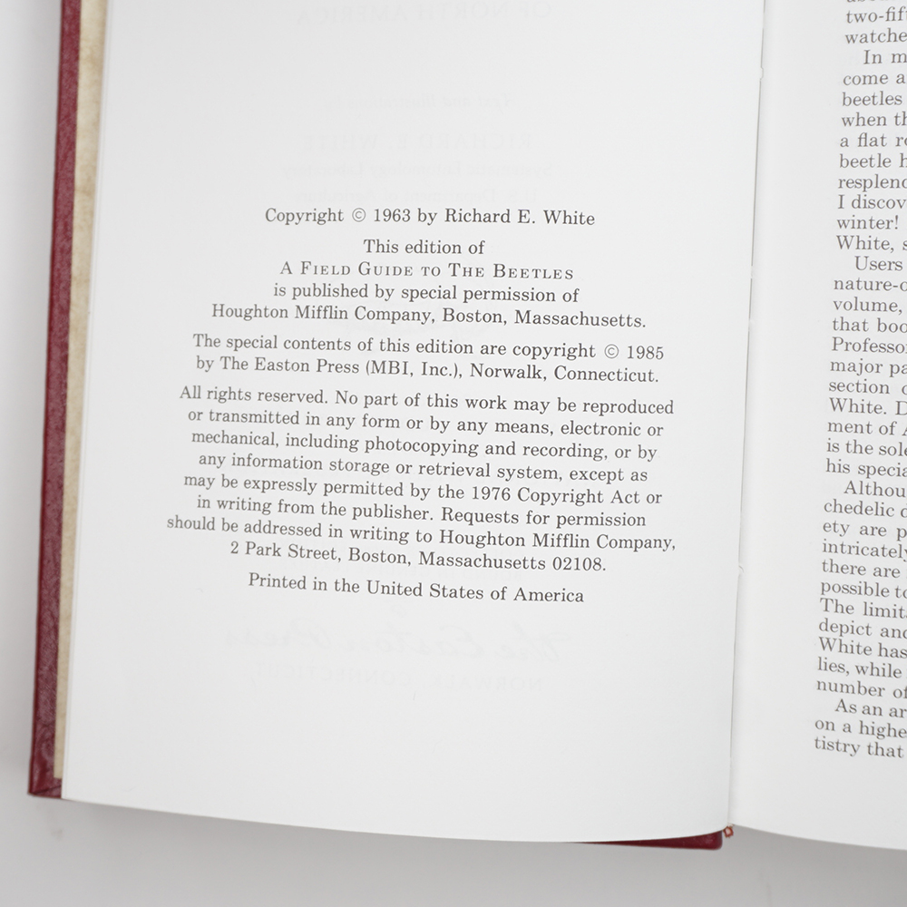 Three Leather Bound Roger Tory Peterson Field Guides