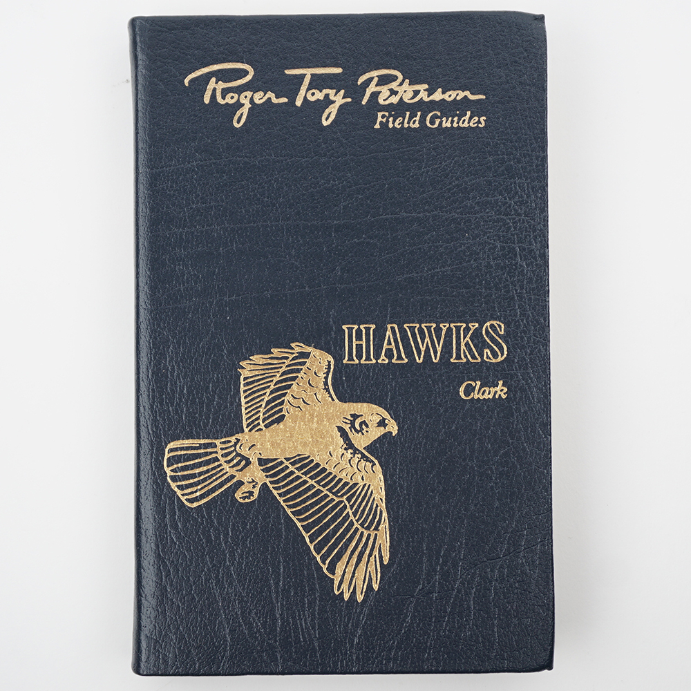 Three Leather Bound Roger Tory Peterson Field Guides