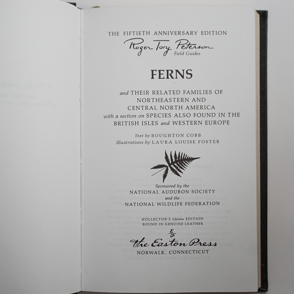 Three Leather Bound Roger Tory Peterson Field Guides