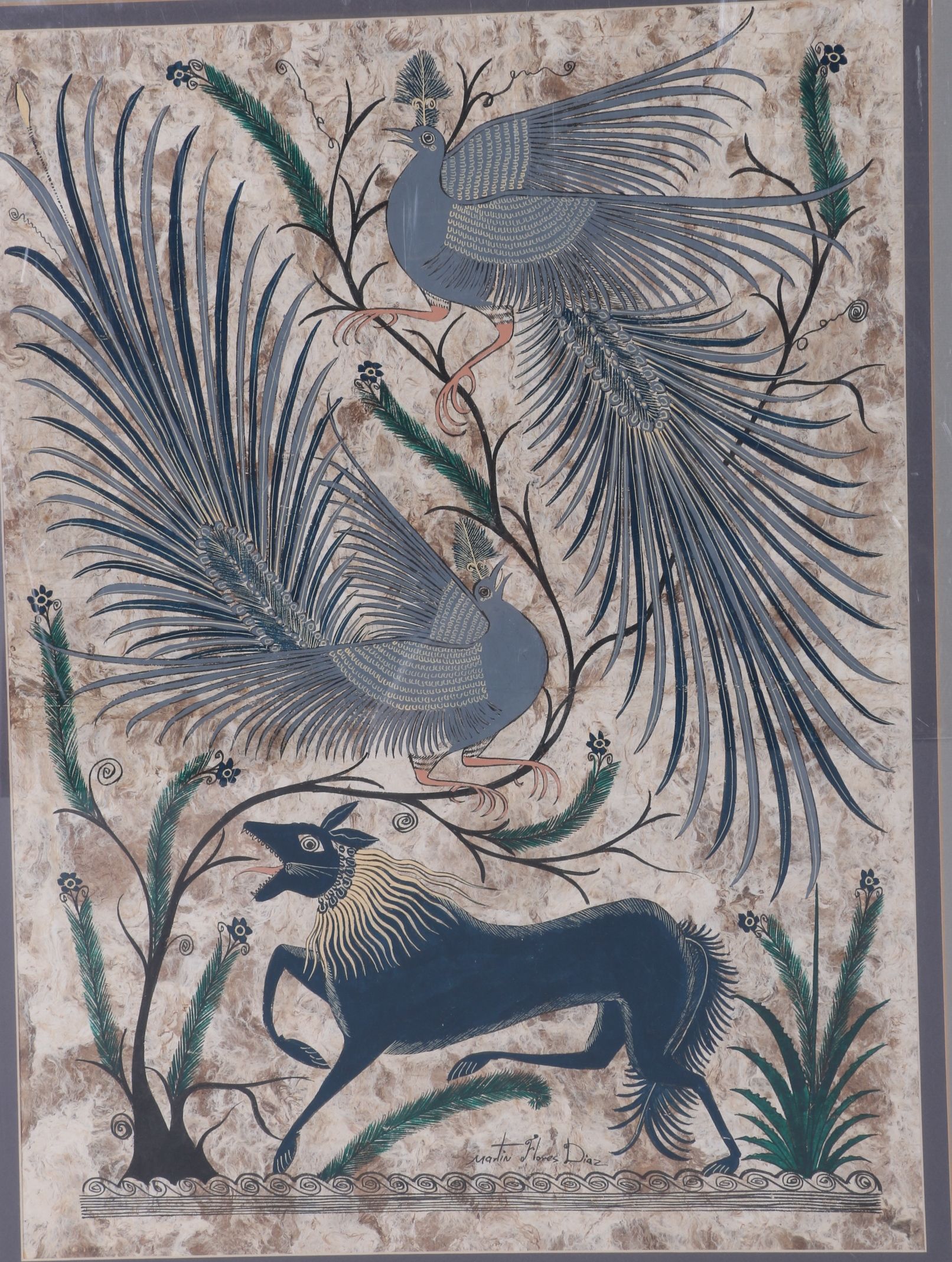 Martin Flores Diaz Gouache on Paper