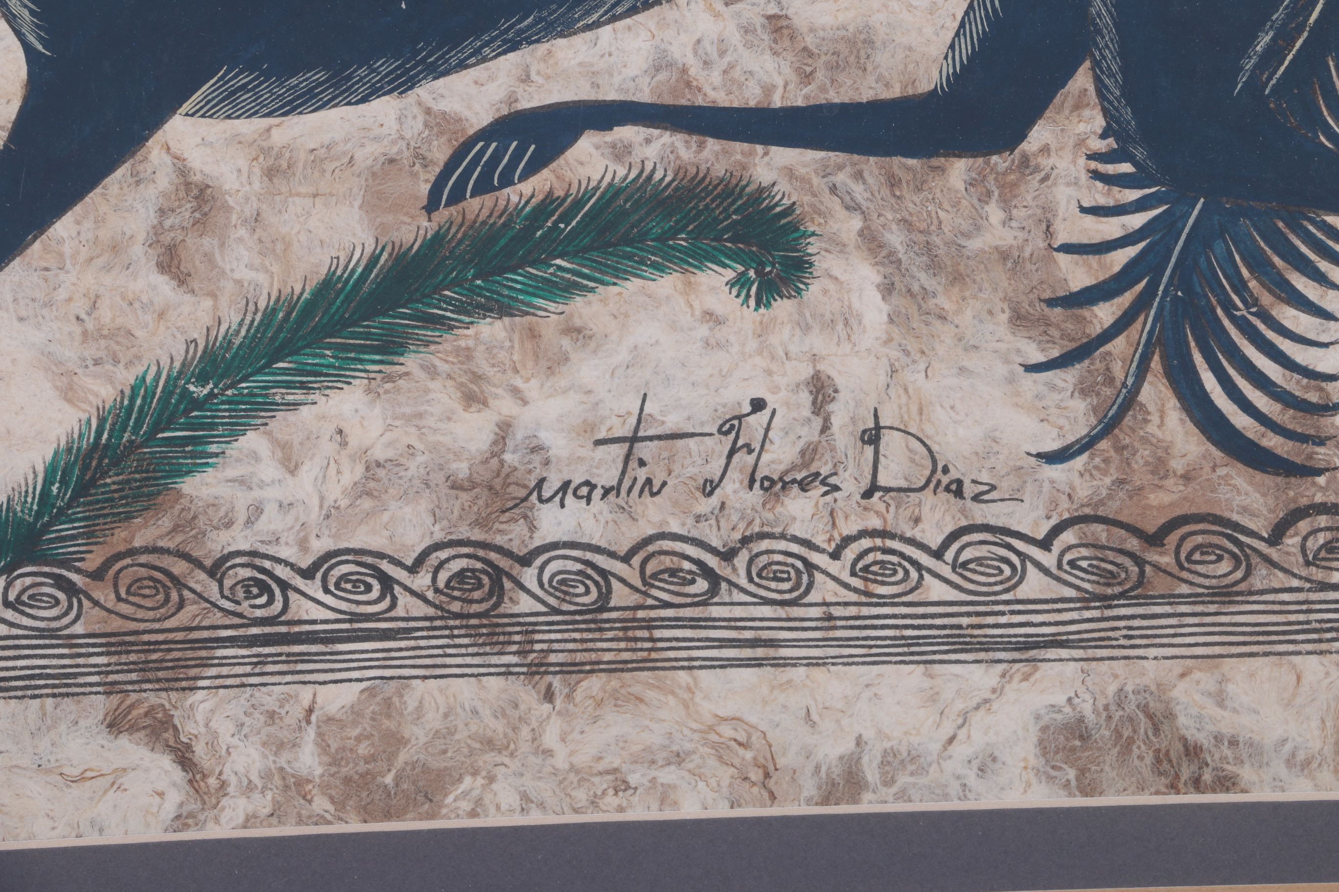 Martin Flores Diaz Gouache on Paper