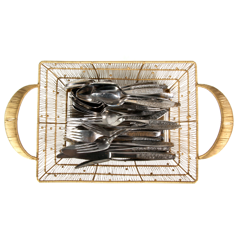 "Rosette" Stainless Steel Flatware