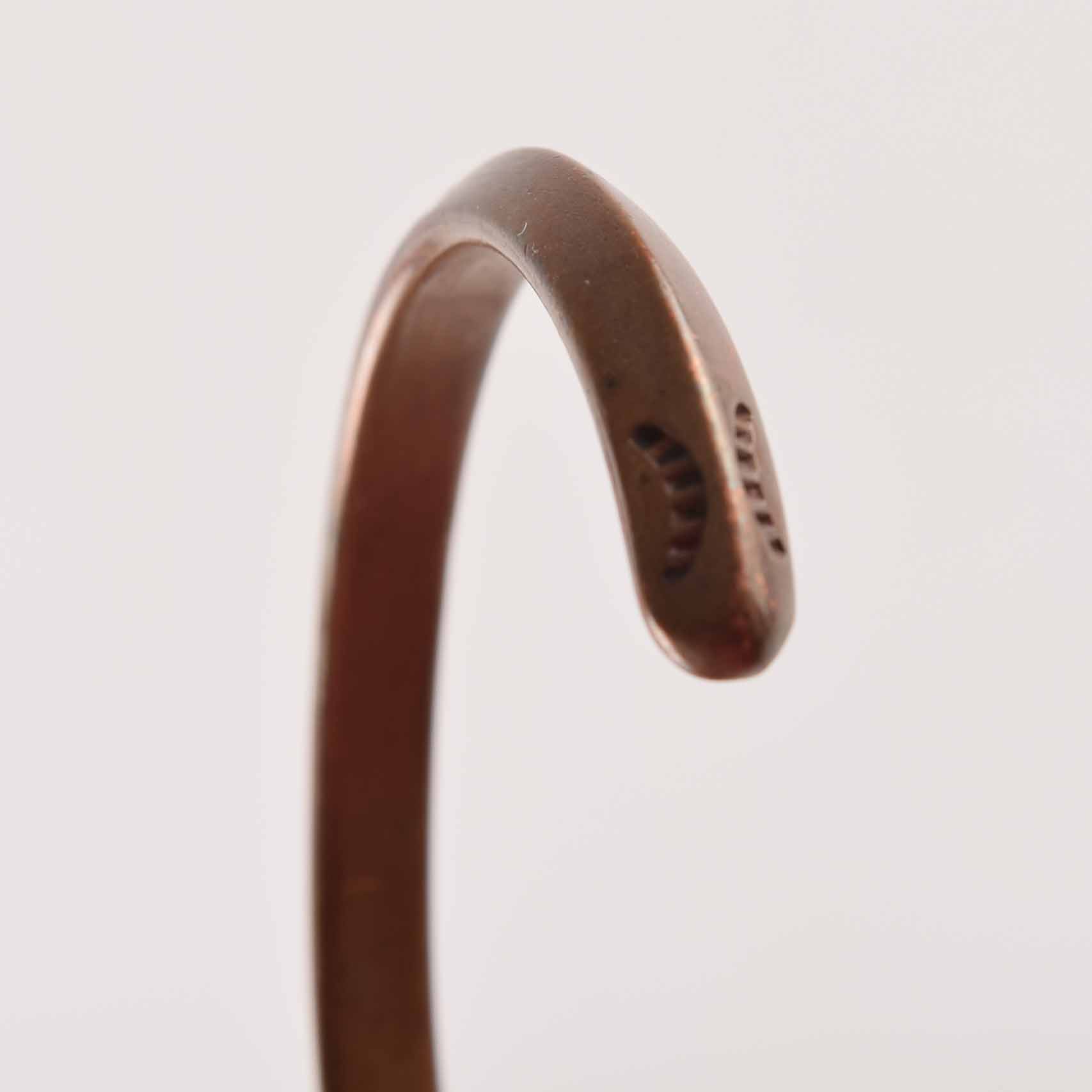 Pair of Vintage Native American Copper Bracelets