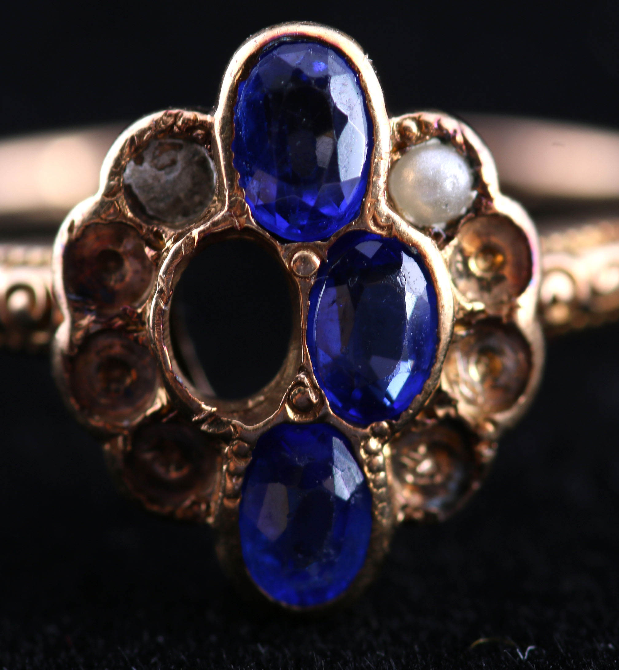 10K Yellow Gold Ring and Loose Stones