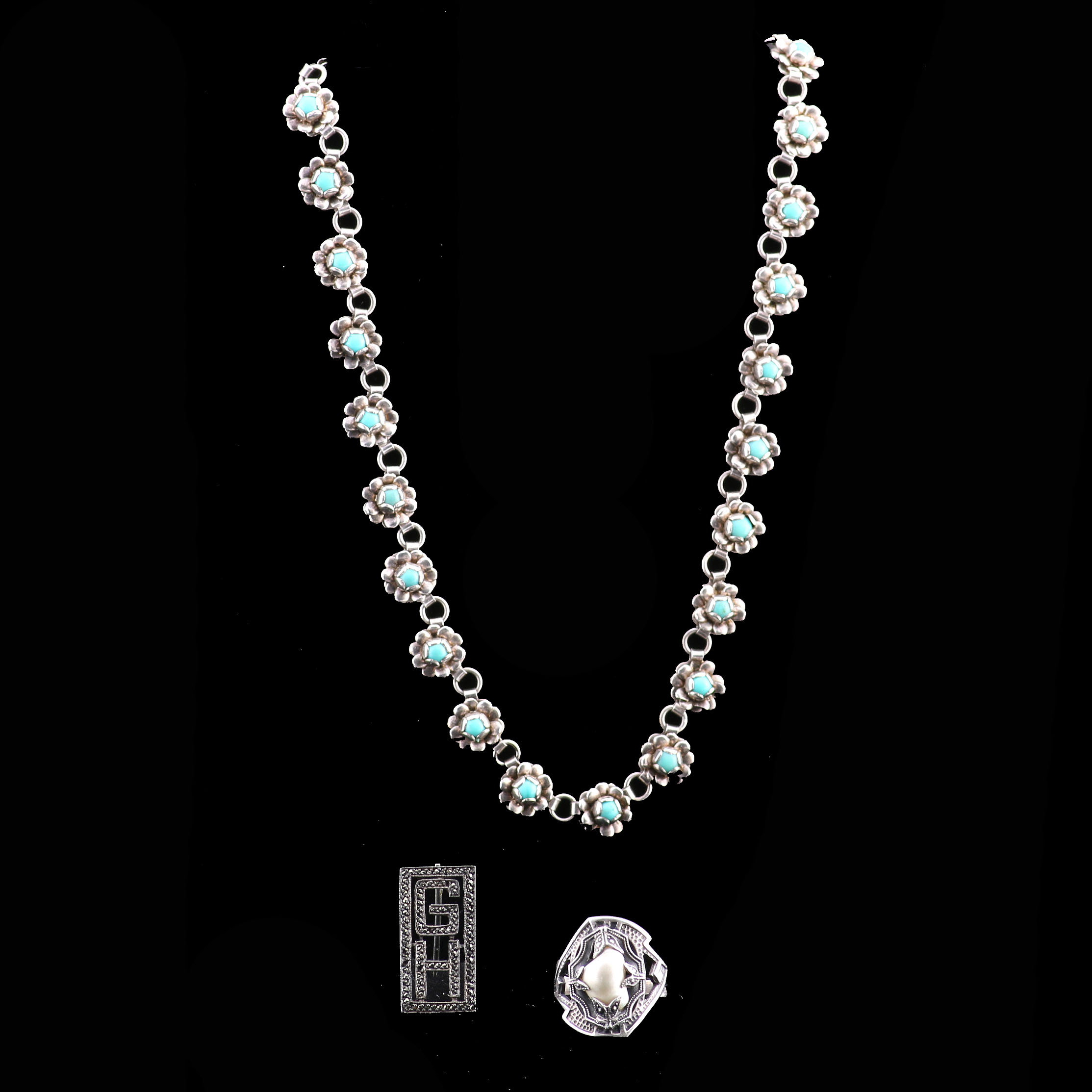 Collection of Stamped Sterling Silver Jewelry