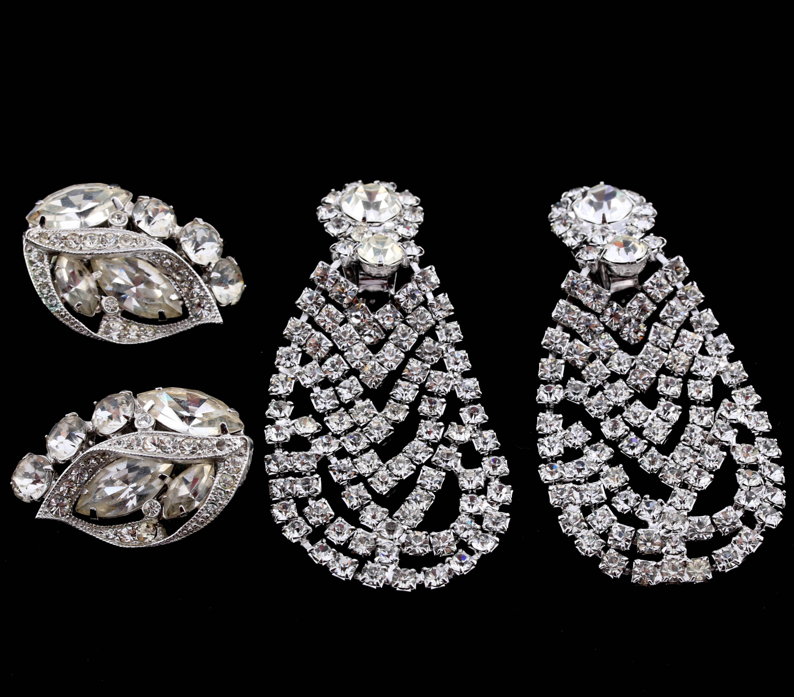 Collection of Fashion Rhinestone Jewelry