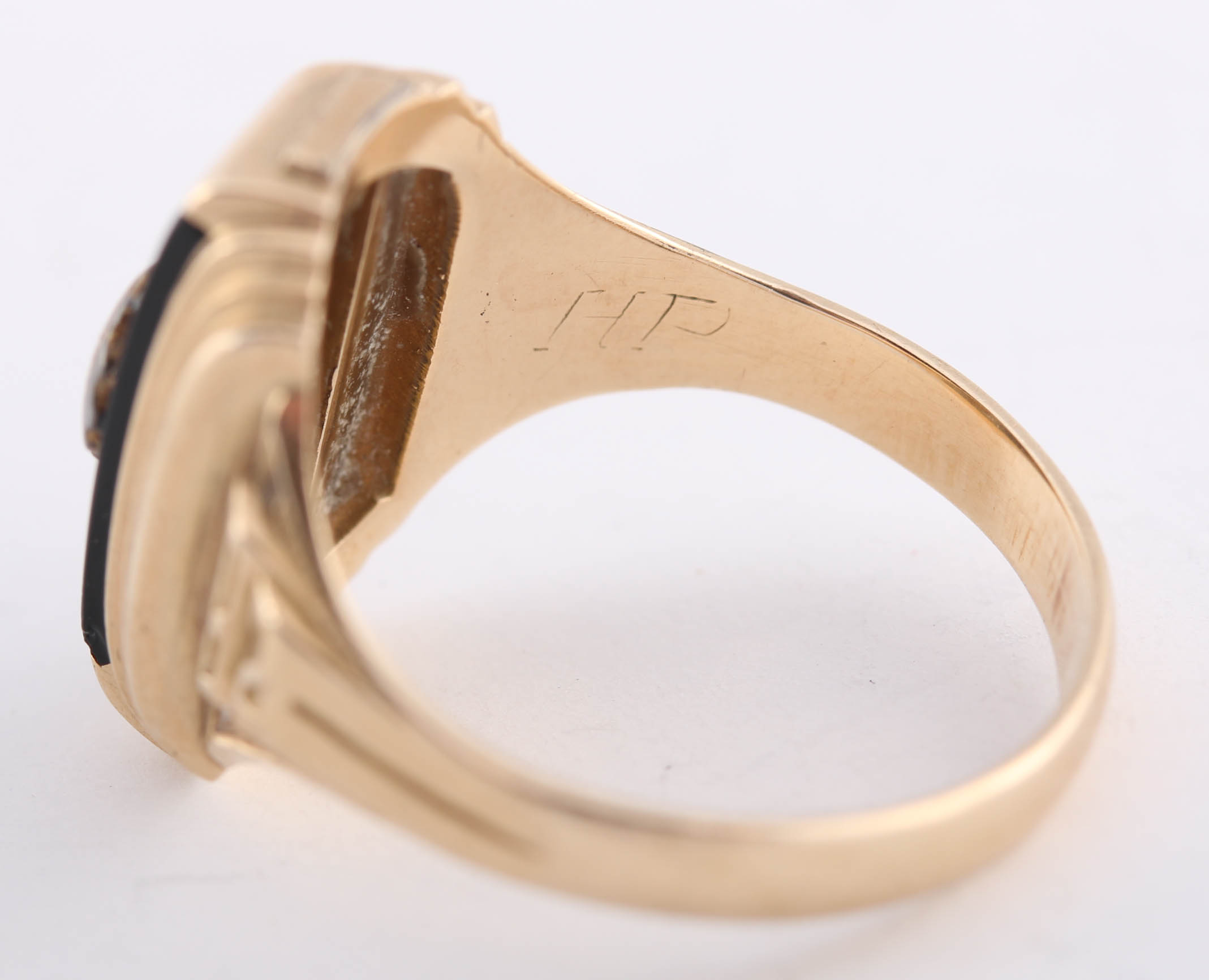 Vintage 10K Yellow Gold Class Ring