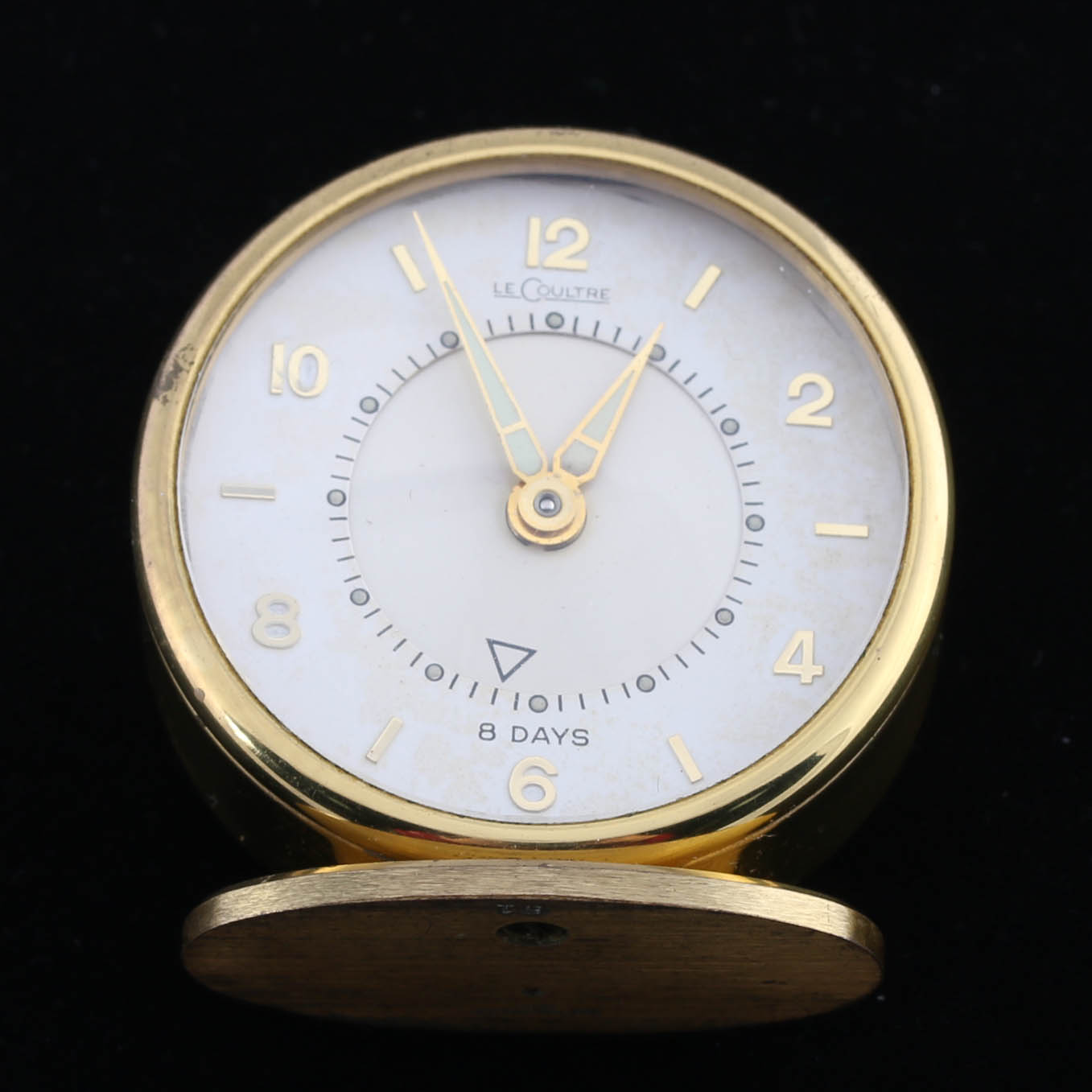 Vintage Le Coultre Eight Day Travel Clock