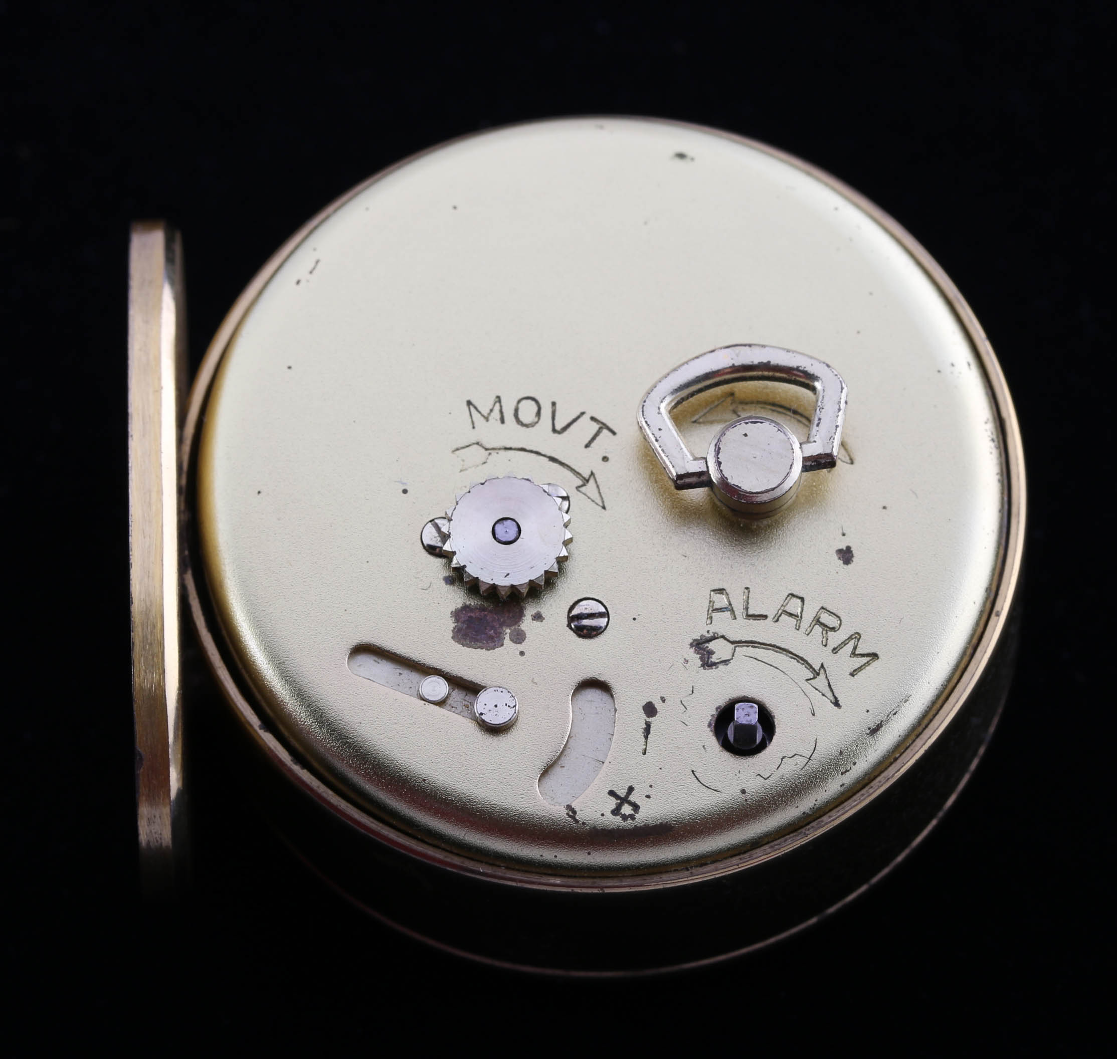 Vintage Le Coultre Eight Day Travel Clock