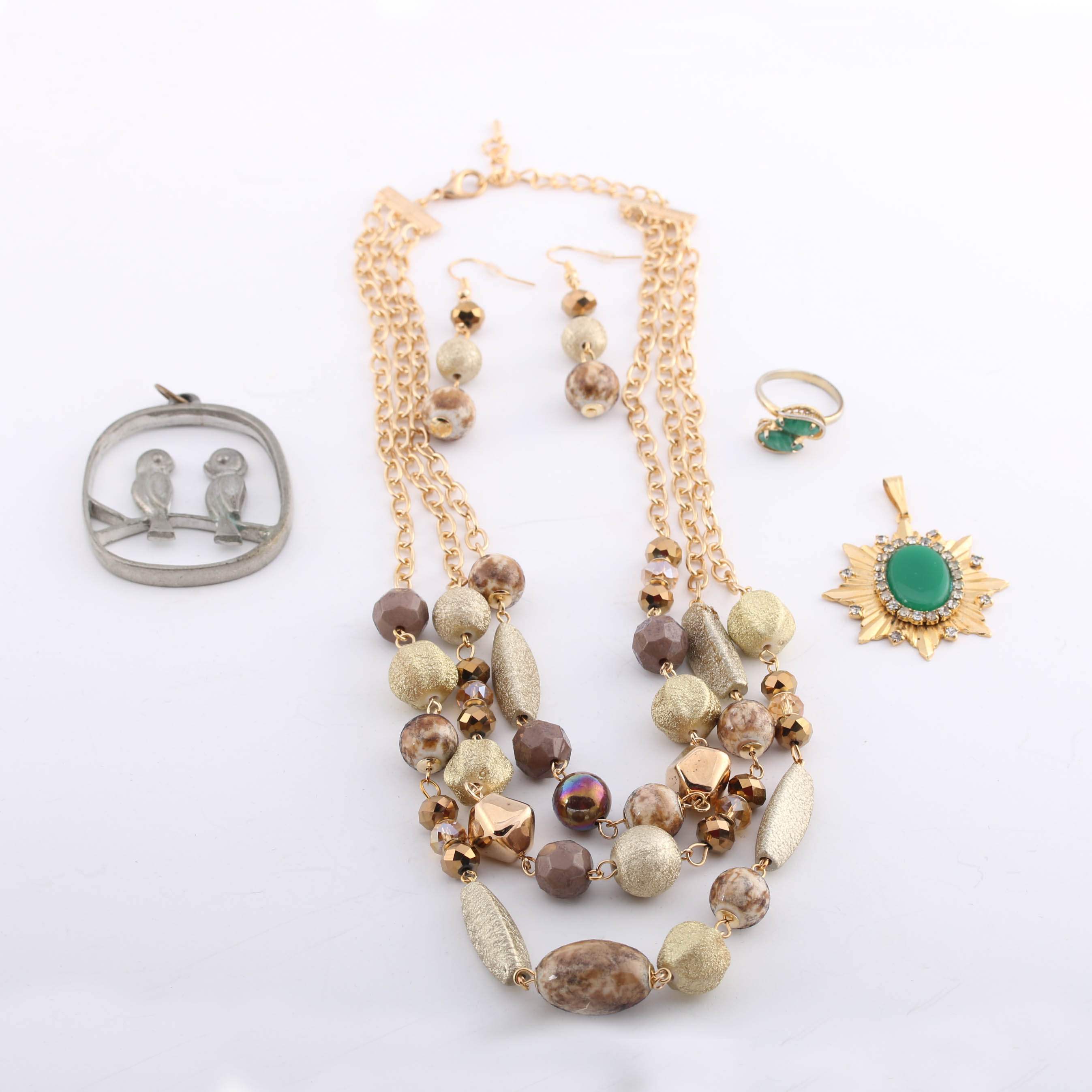 Assortment of Costume Jewelry