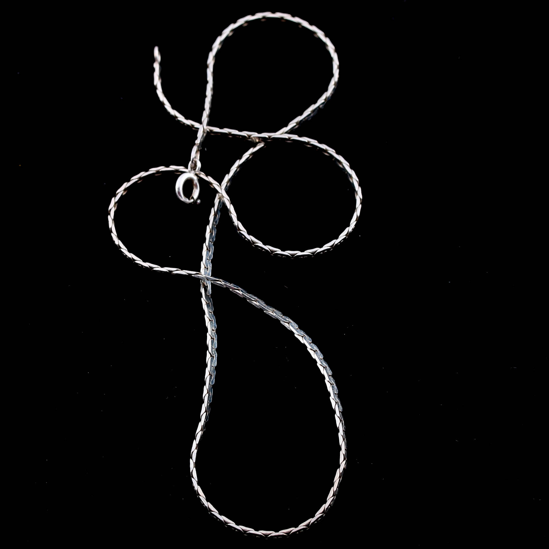 Sterling Silver Box Chain Necklace