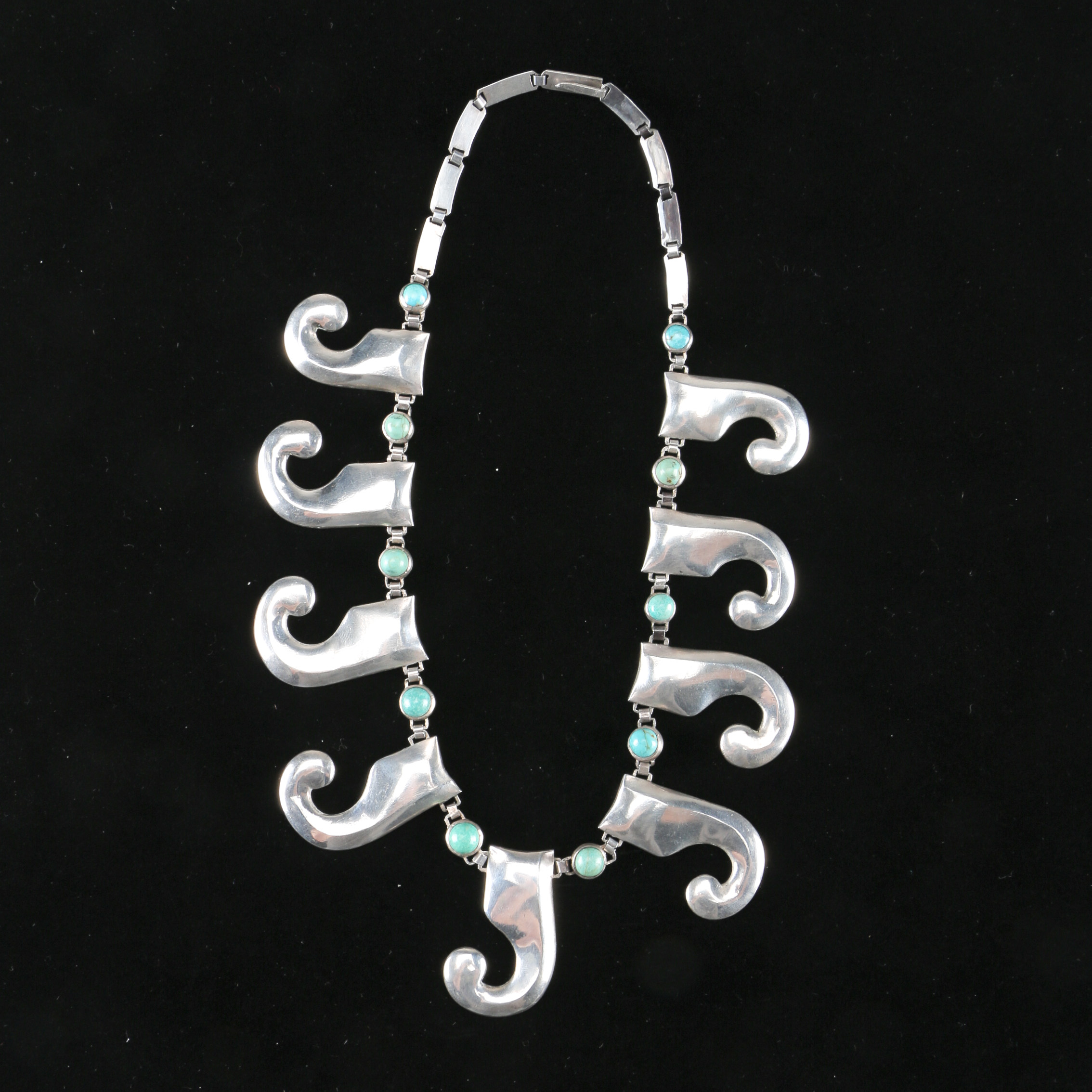 Sterling Silver Turquoise Necklace