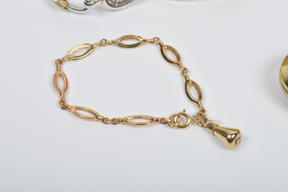 Vintage Jewelry Box and Jewelry