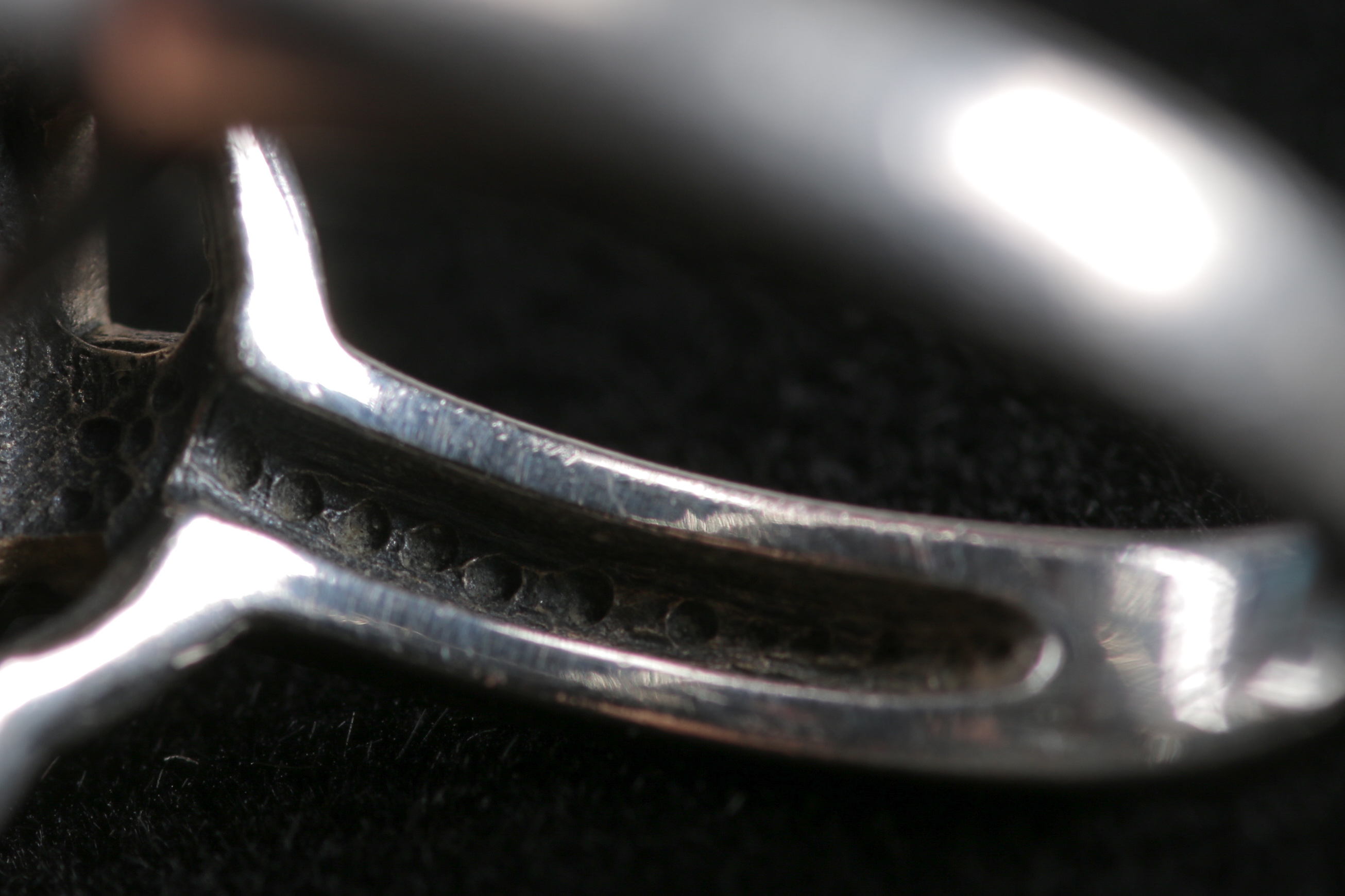 Marcasite and Sterling Silver Ring and Earring Set