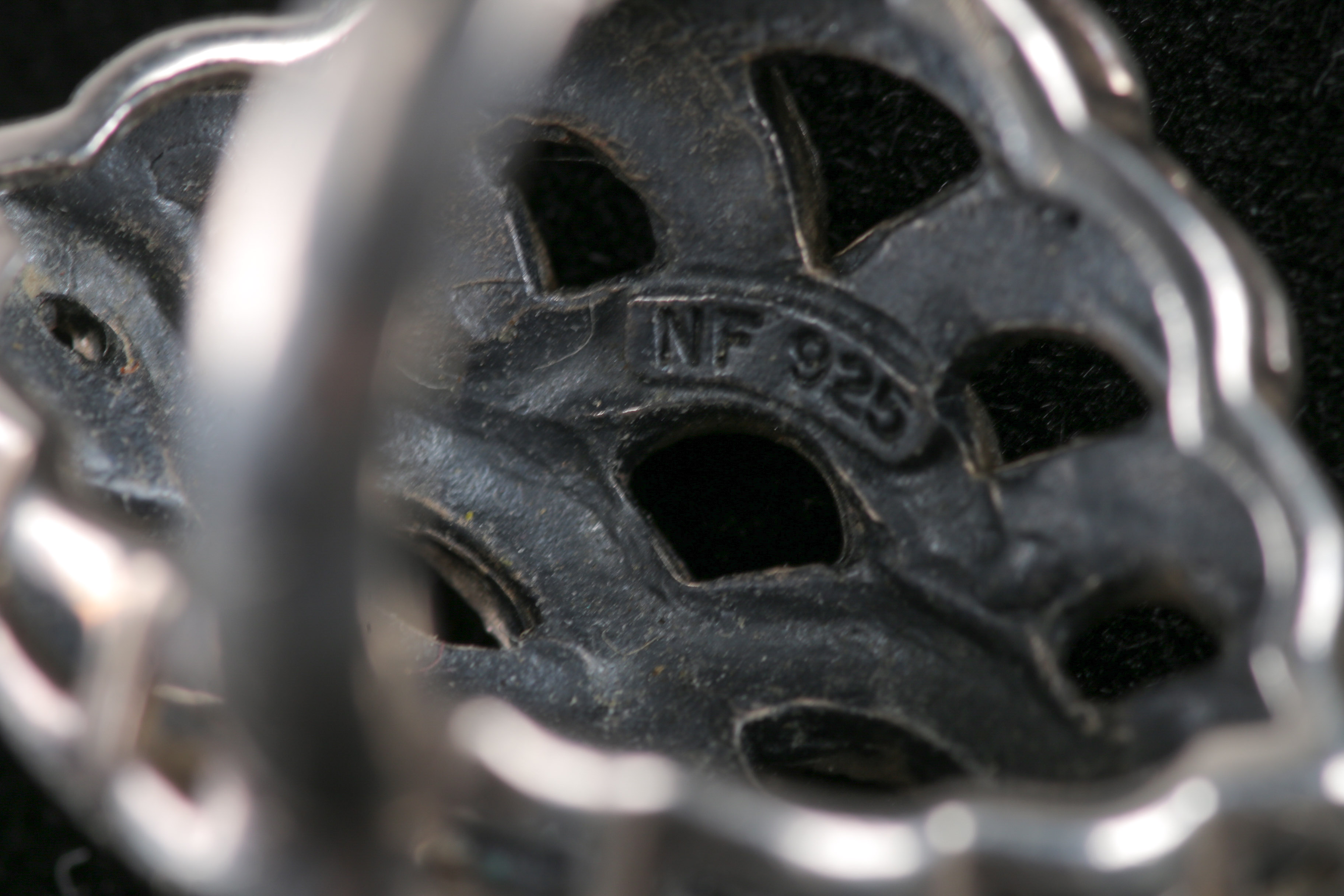 Marcasite and Sterling Silver Ring and Earring Set