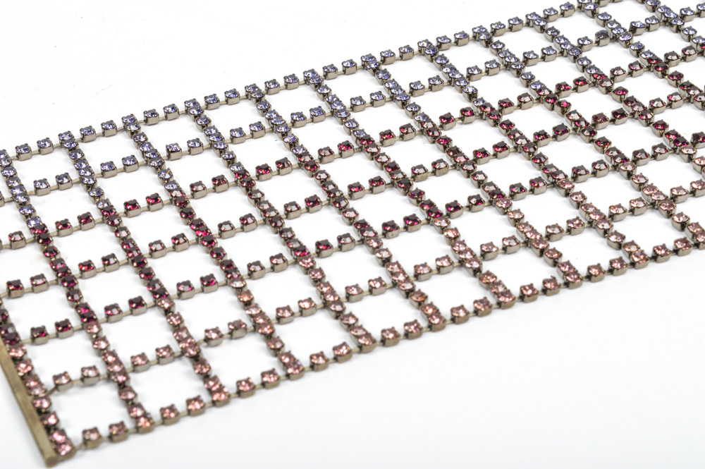 Rhinestone Mesh Bracelet