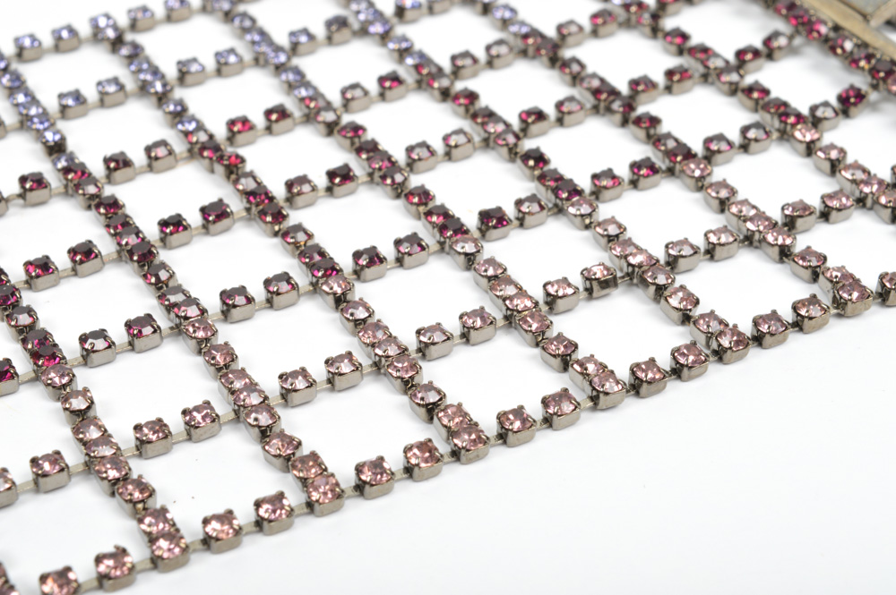 Rhinestone Mesh Bracelet