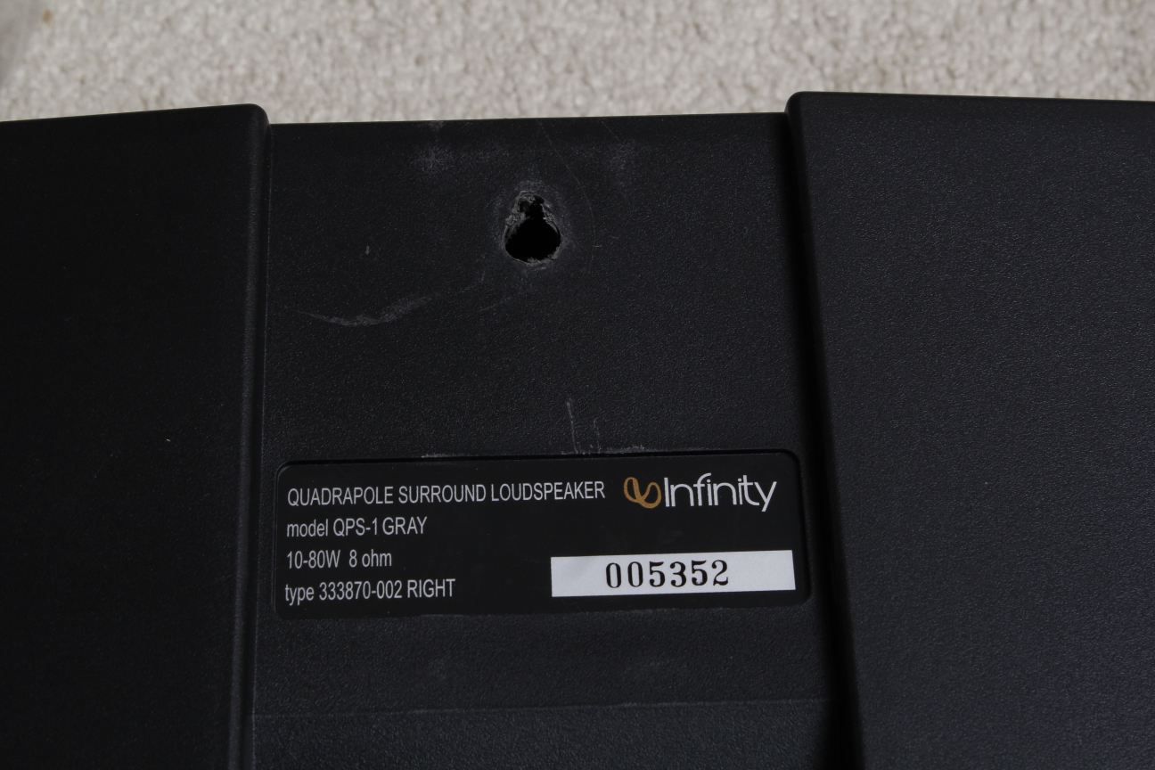 Infinity Quadrapole QPS1 Surround Loudspeakers