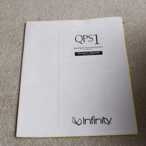 Infinity Quadrapole QPS1 Surround Loudspeakers