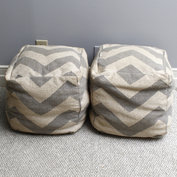 Collection of Pouf Ottomans