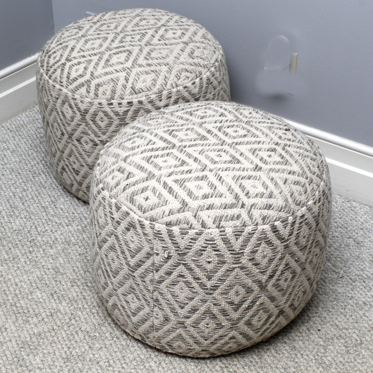 Collection of Pouf Ottomans