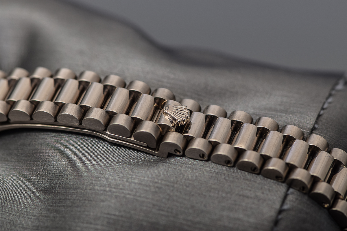 Women's Rolex Presidential 18K White Gold and Diamond Watch