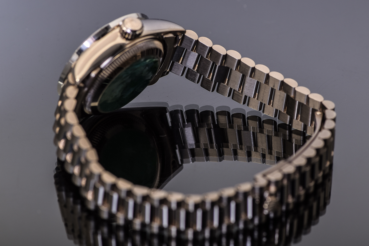 Women's Rolex Presidential 18K White Gold and Diamond Watch