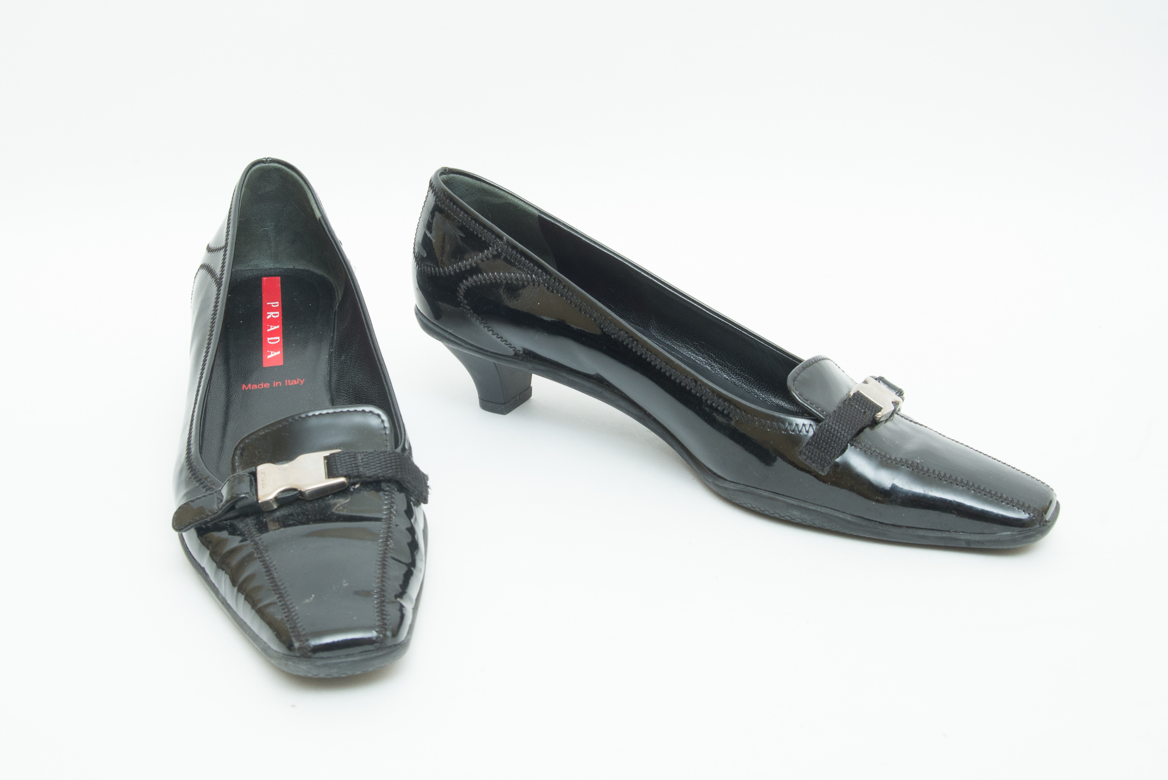 Collection of Designer Shoes, Including Prada and Chanel