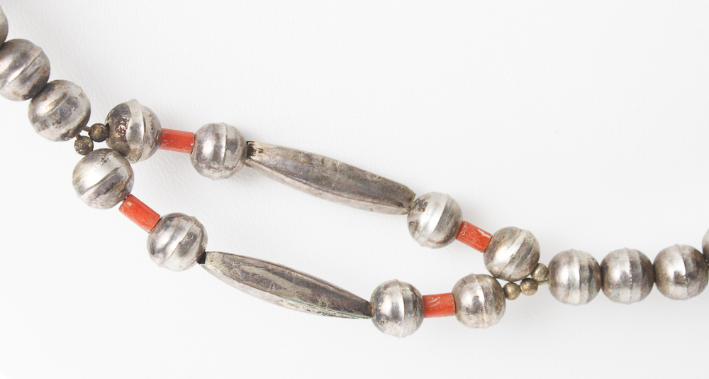 Signed Jobeth Mayes Zuni Native American Brooch and Necklace