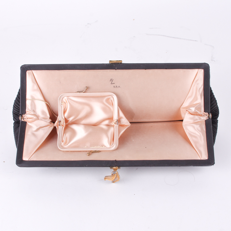 Collection of Black Vintage Handbags