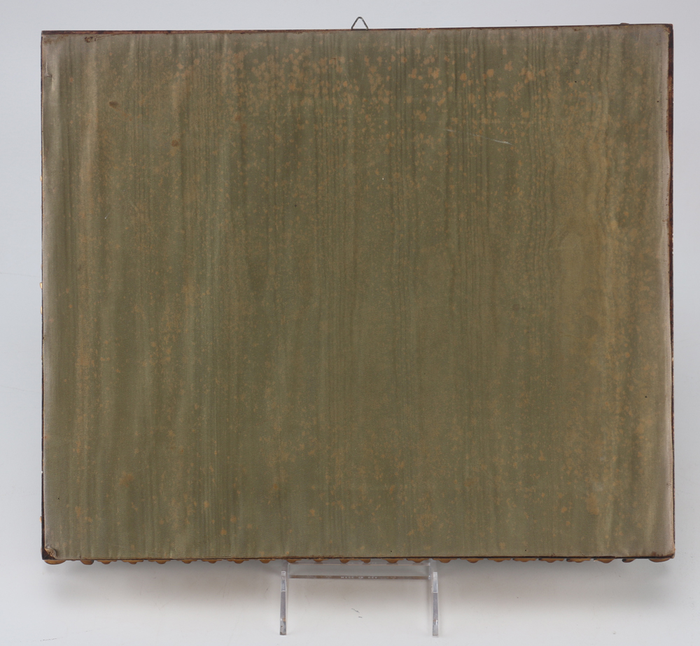 Painting of Man and Woman with Birdcage