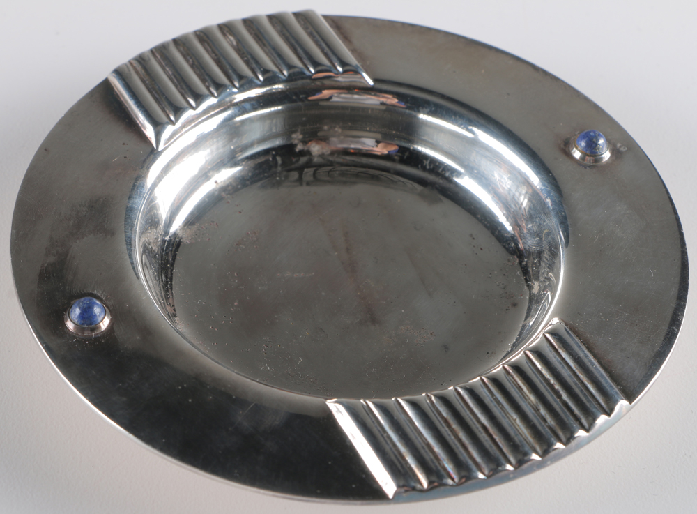 Cartier Ash Receiver with Two Lapis Lazuli Stones and More