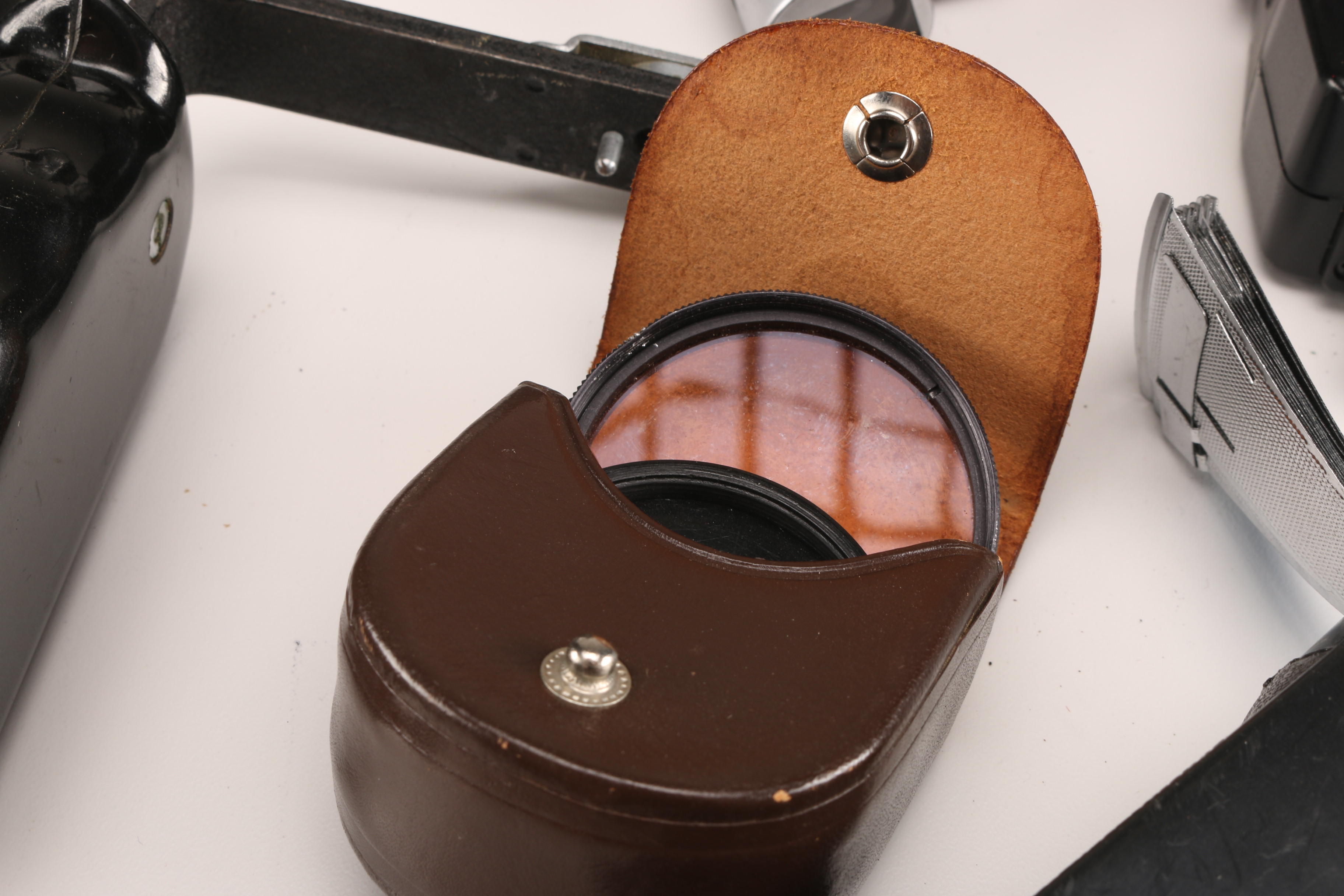 Collection of Vintage Cameras and Accessories