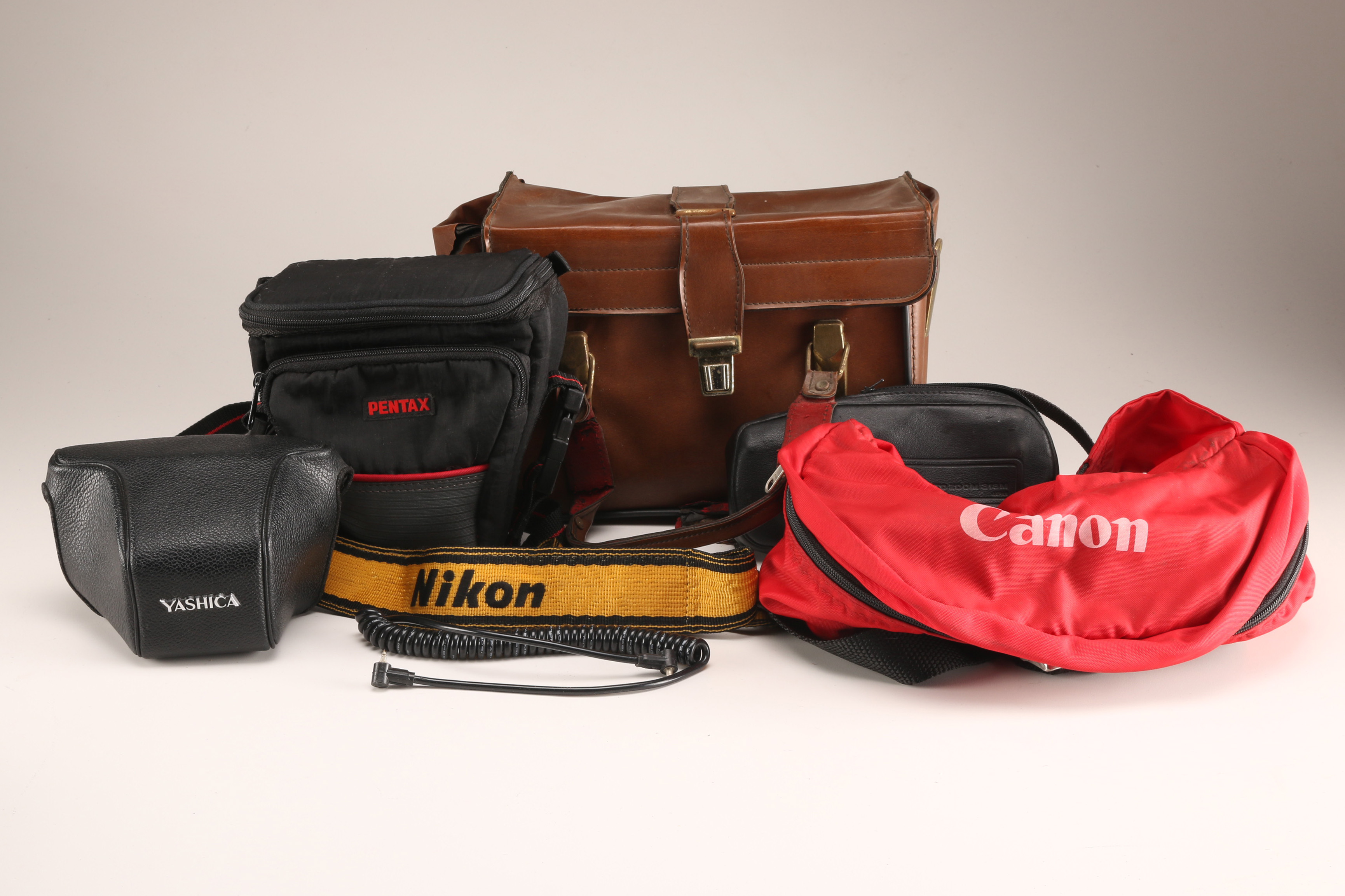 Collection of Vintage Cameras and Accessories