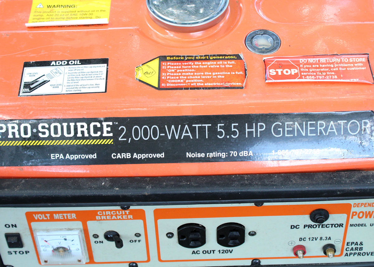 Pro-Source 5.5 HP Generator