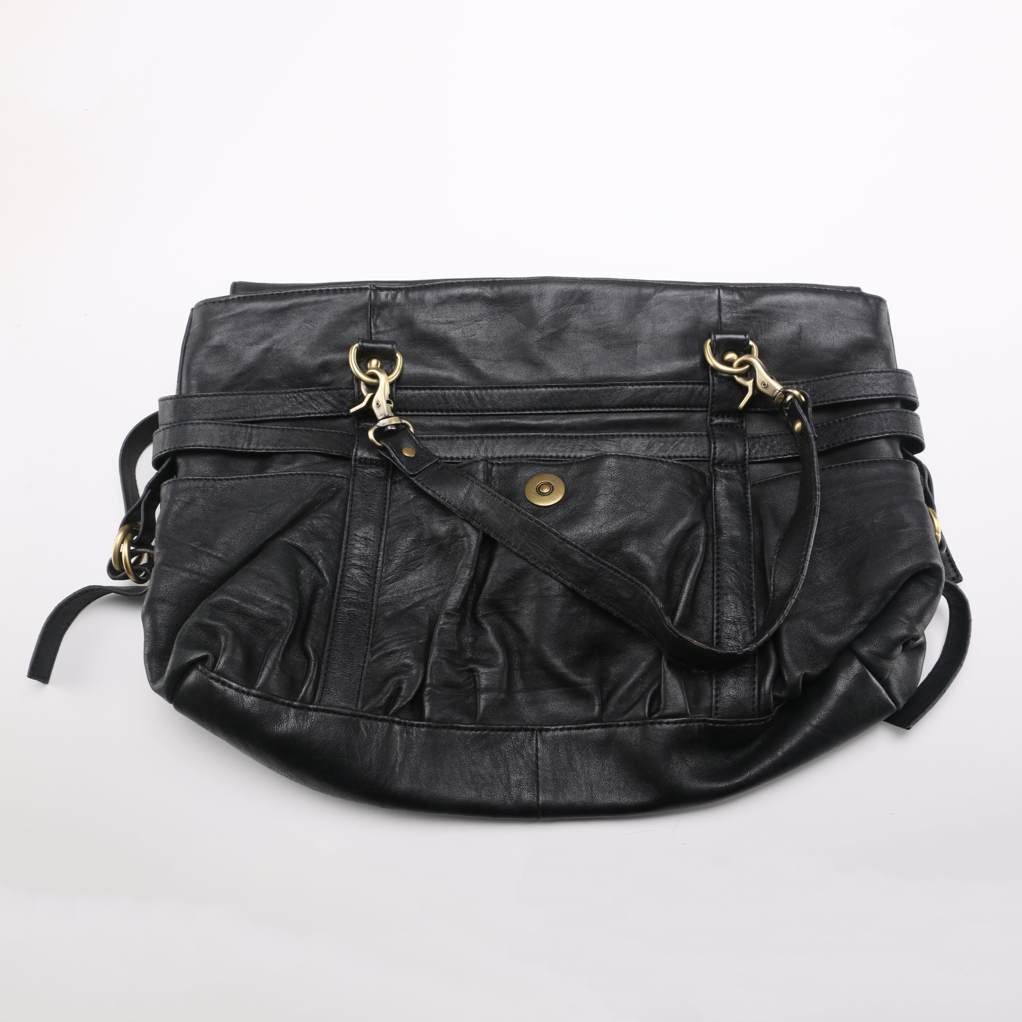 Steve Madden Black Leather Purse