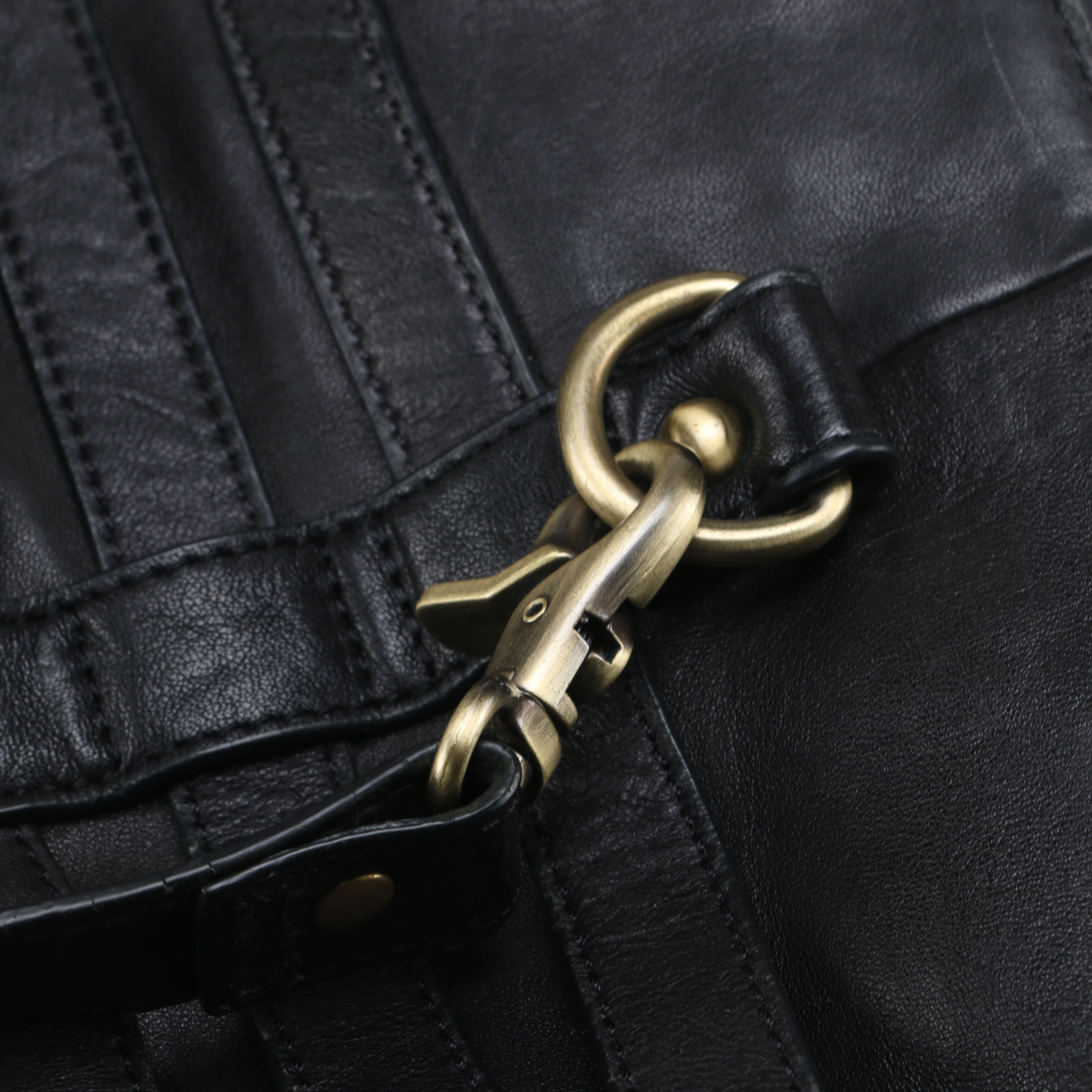 Steve Madden Black Leather Purse