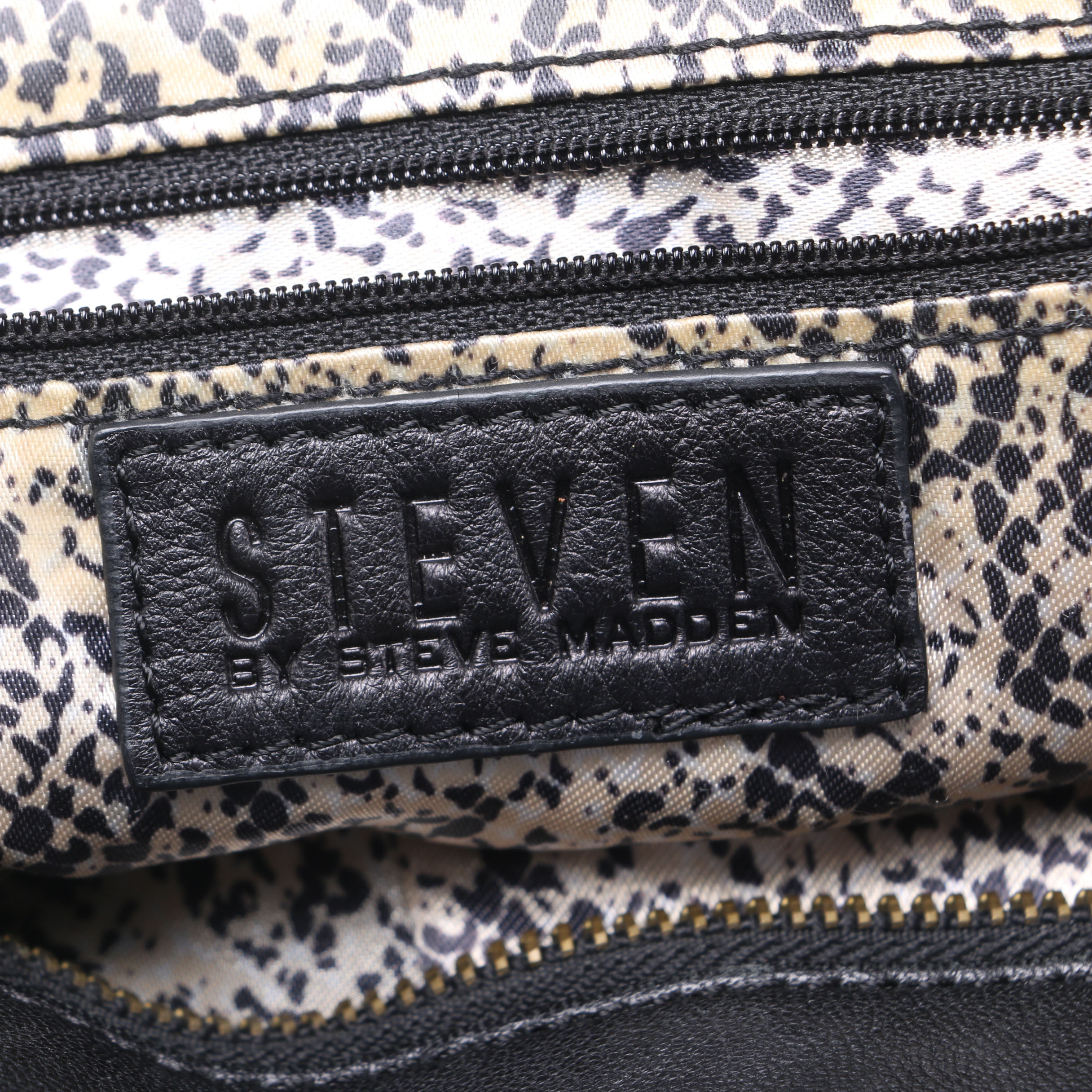 Steve Madden Black Leather Purse