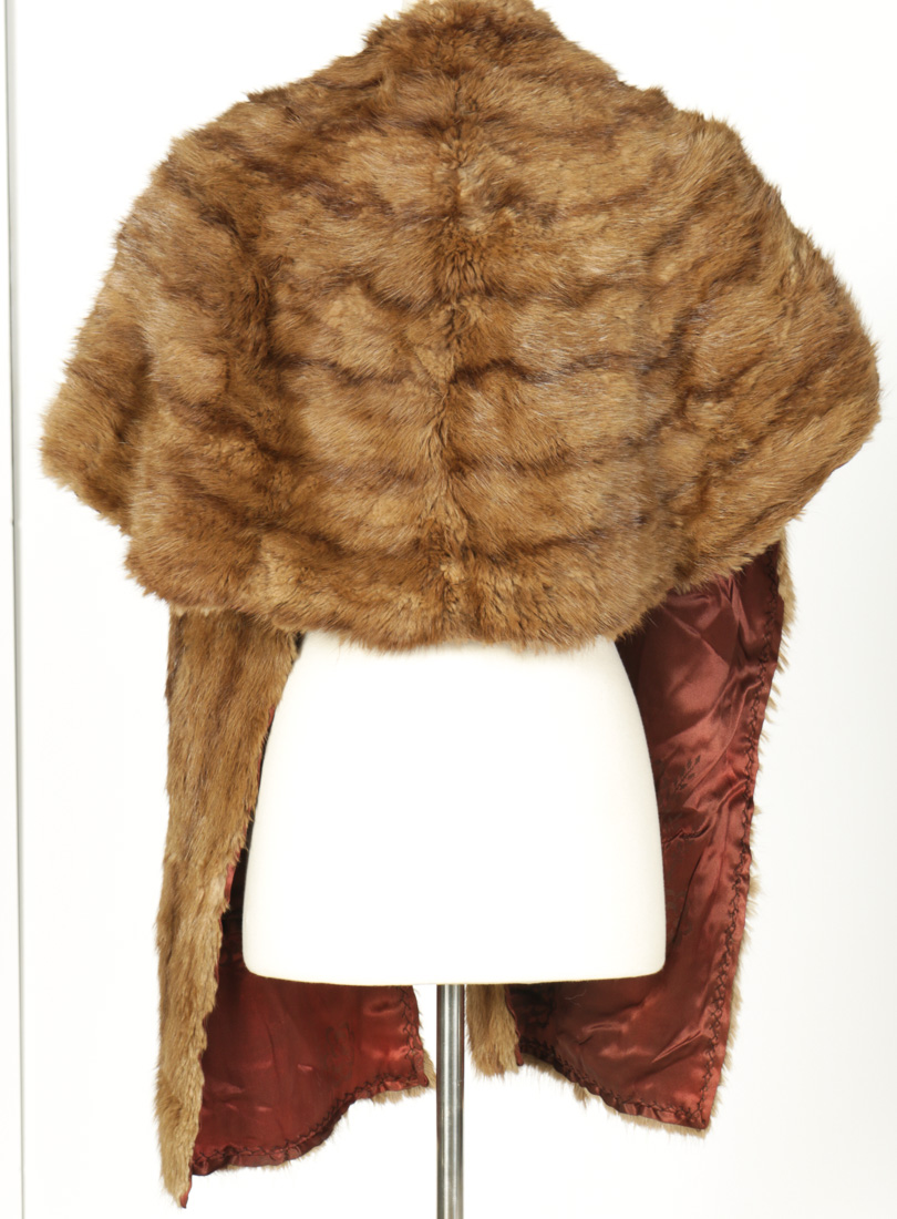 Muskrat Fur Stole