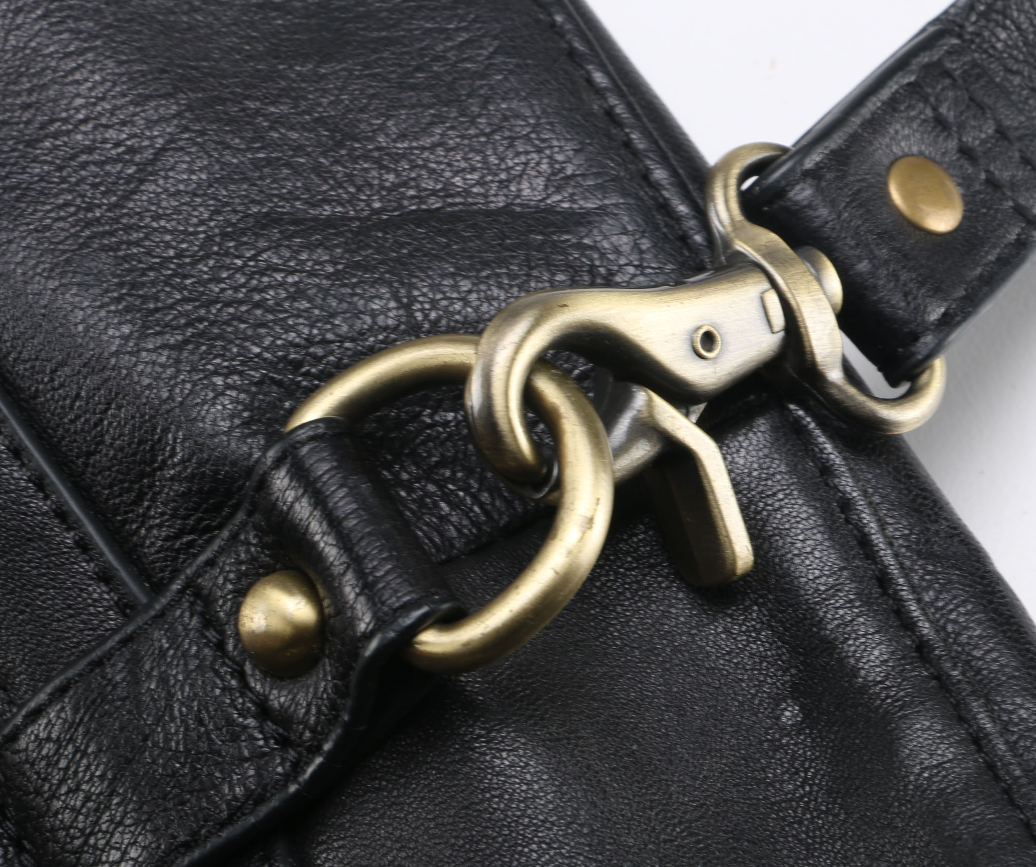 Steve Madden Black Leather Purse