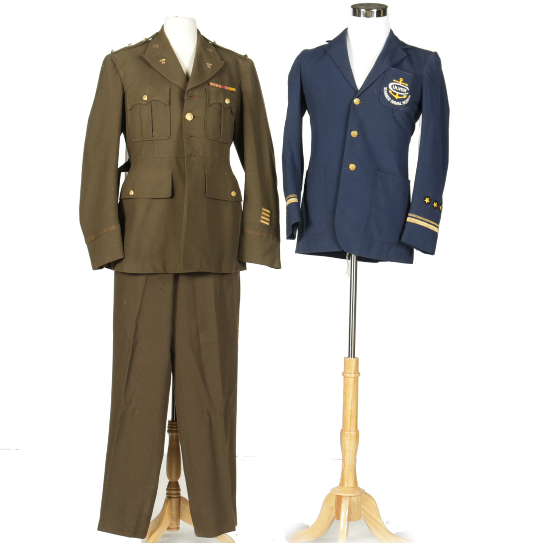 Pair of Military Uniforms and Medals