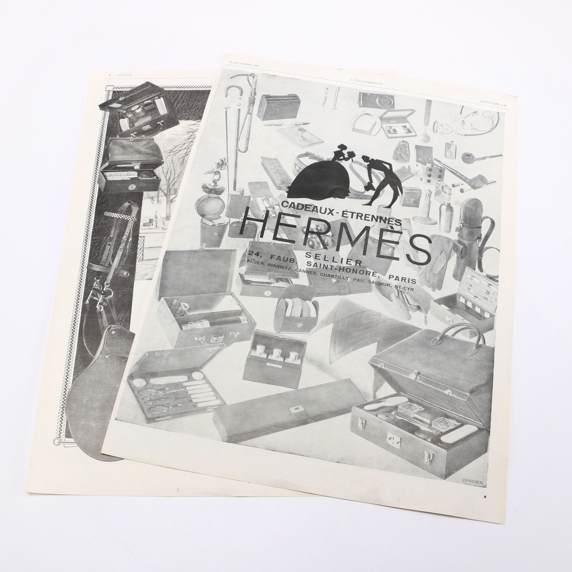 Hermès Art Deco Period Catalog Illustrations