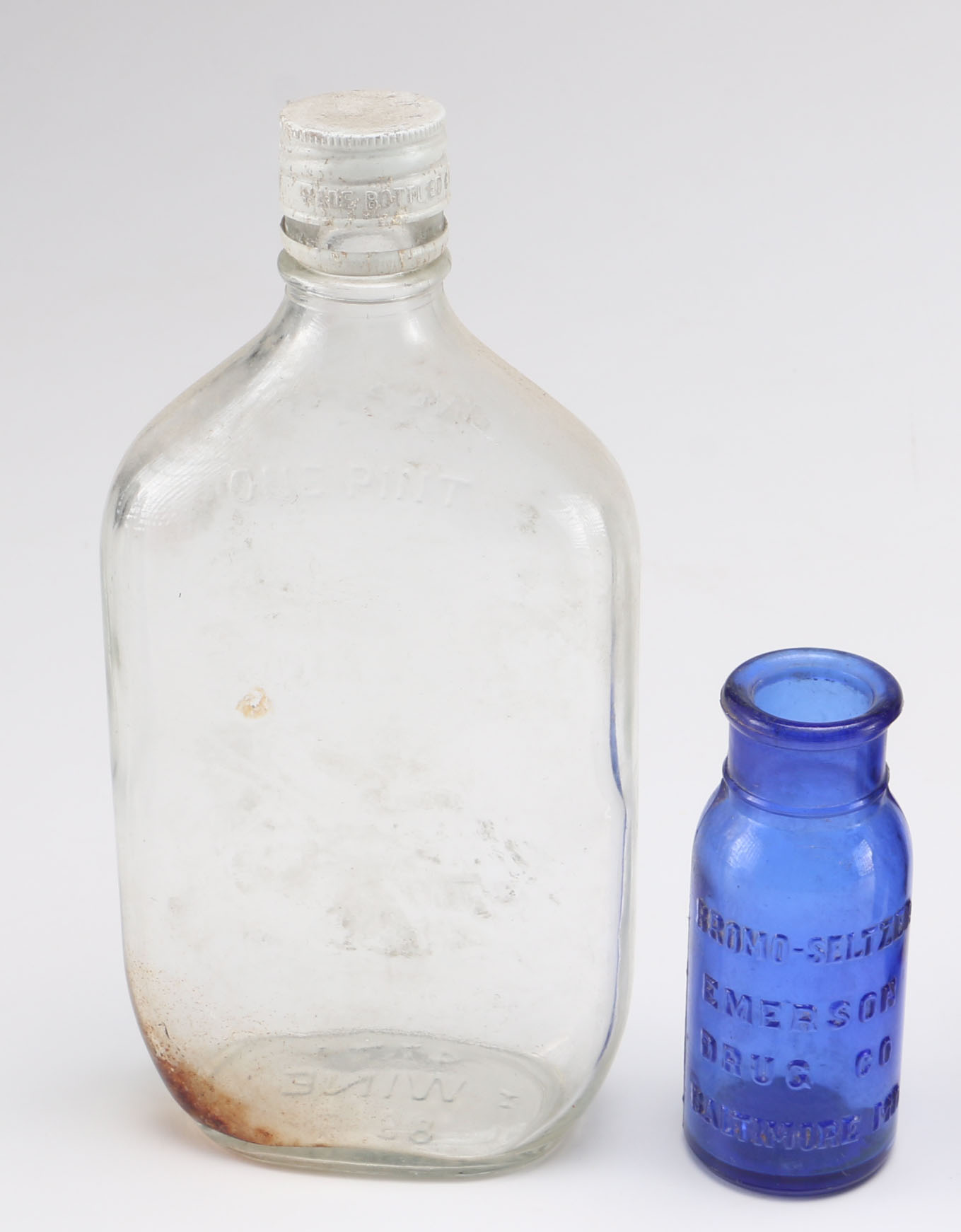 Collection of Vintage Glass Bottles