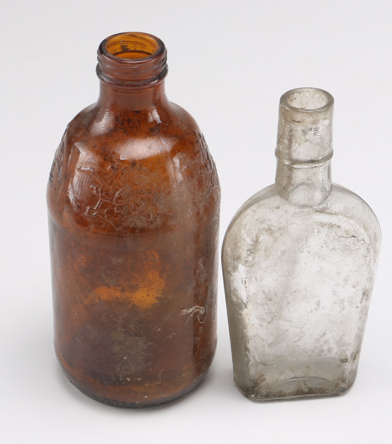 Collection of Vintage Glass Bottles