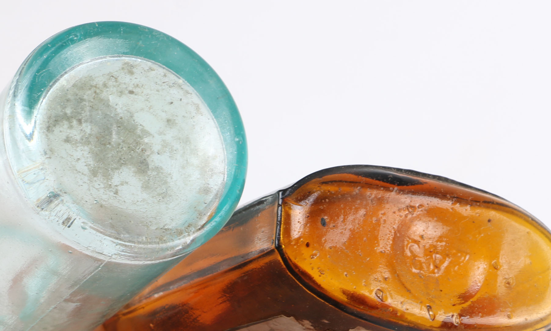 Collection of Vintage Glass Bottles