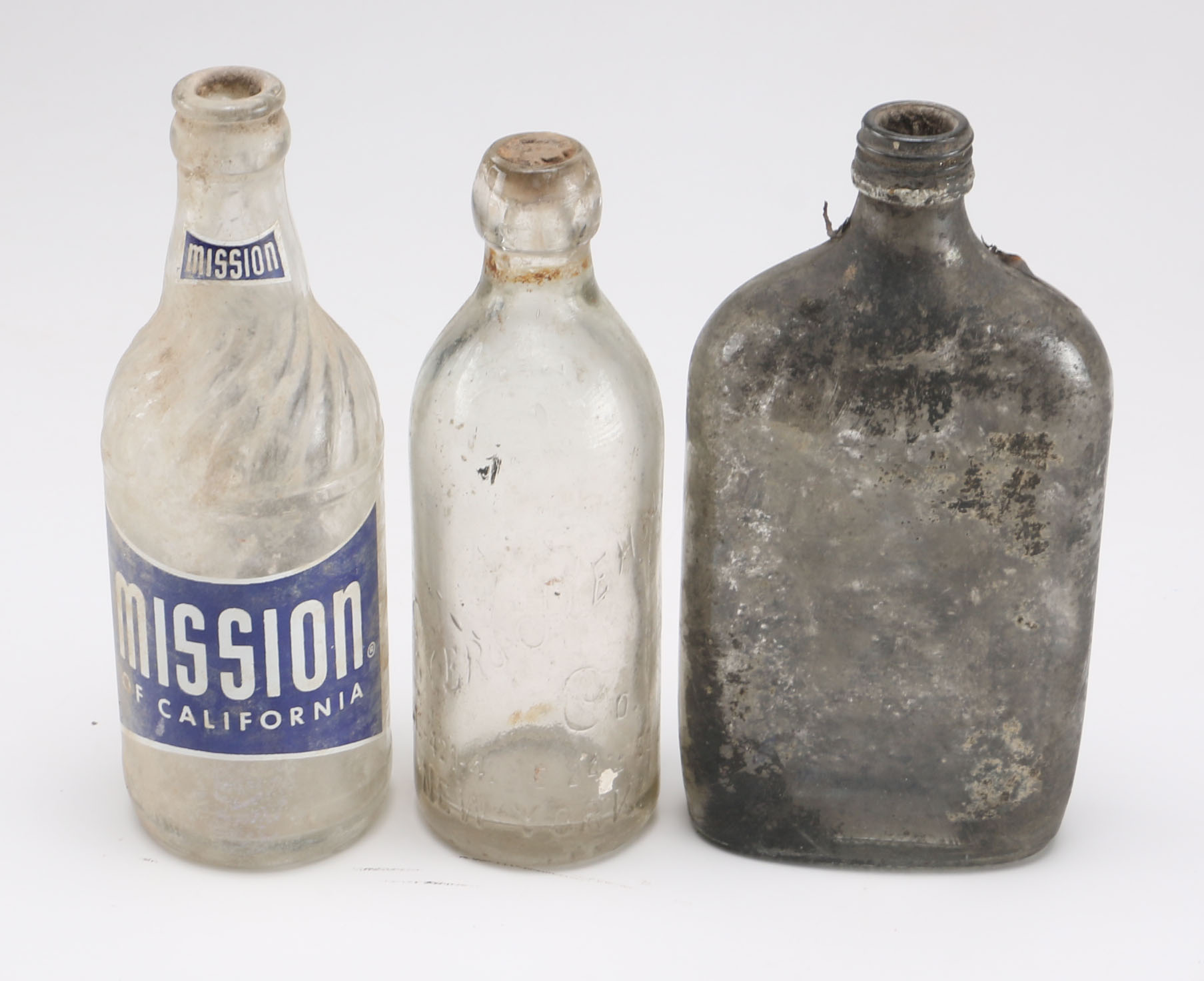 Collection of Vintage Glass Bottles