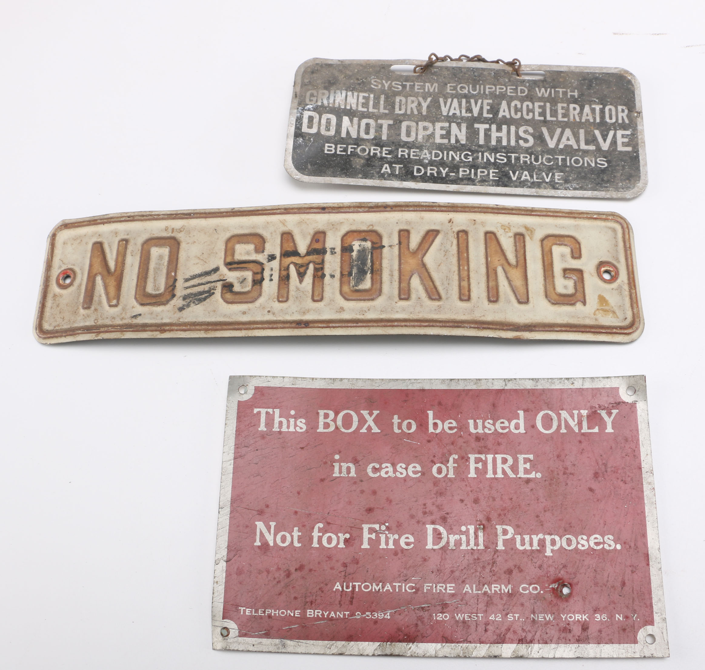 Collection of Vintage Metal Signs