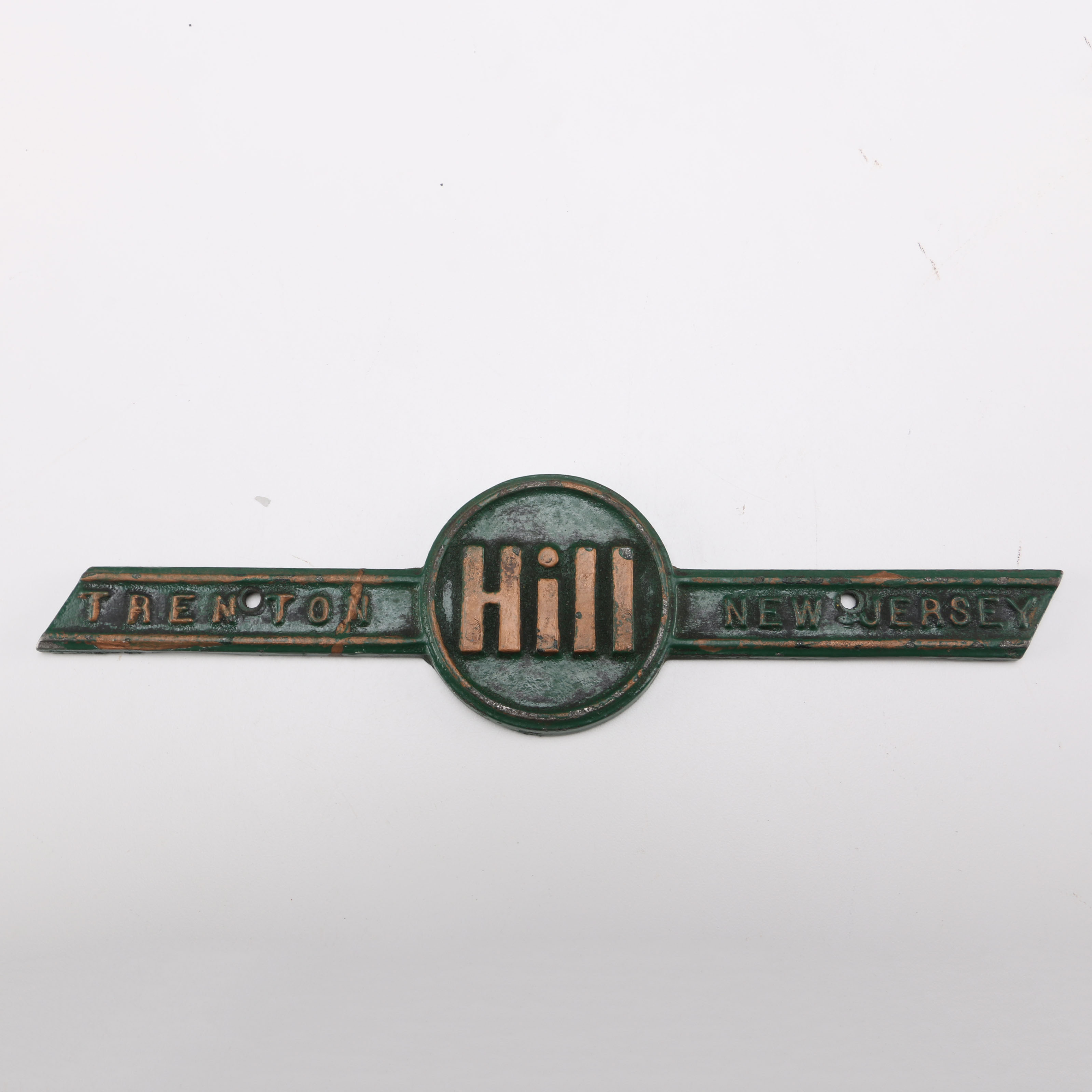 Trenton Hill New Jersey Iron Sign